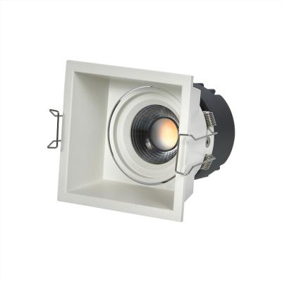 China Modern Standard 12W Home Square Recessed Aluminum Office Downlight Indoor Led Downlight High Brightness for sale