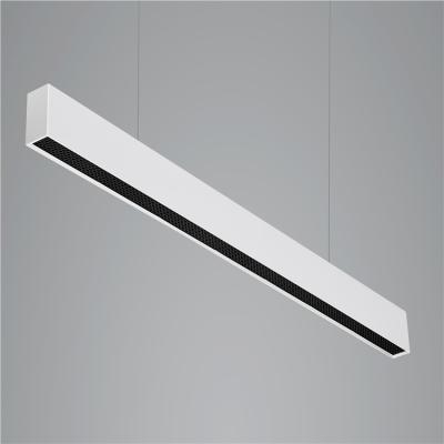 China Modern Office Desk Lighting Kitchen Indoor Outdoor Mount Pendant Lamp 40W Led Linear Light for sale