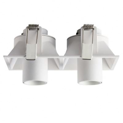 China OEM ODM Modern Project Installation Aluminum Anti-glare Led Ceiling Adjustable Recessed Spotlight for sale