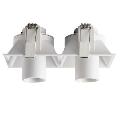 China 3000K 4000K 6000K Modern Round Square Adjustable Spot Light Led Embedded Ceiling Spotlight for sale