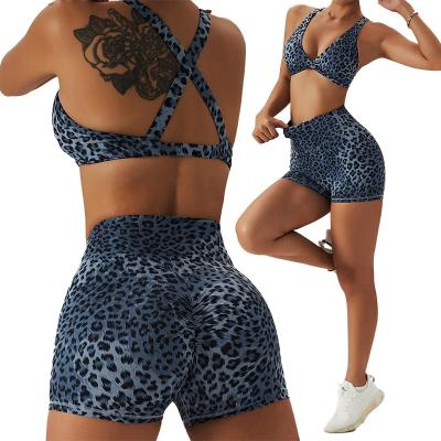 China Breathable custom high waisted womens gym scrunch butt lift shorts animal high quality gym shorts scrunch bum tie dye for sale