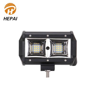 China Slim Automobile Waterproof Lamp Machine Auto Truck For Offroad Led Light Bar Short 96w Double-End Outboard Motor for sale