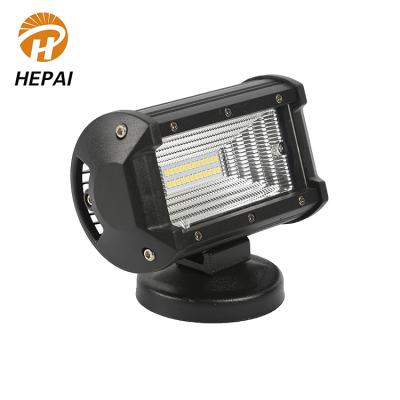 China Normal Light Wholesale Tractor Truck 12V LED Work Light Flood Beam 72W LED Offroad Light Bar for sale