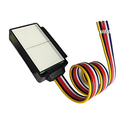 China HJ-2TSS04 2 Keys Anti-fog Rheostat and Contact Sensor Switch with Dimming One for LED Light and One for Anti-fog for sale