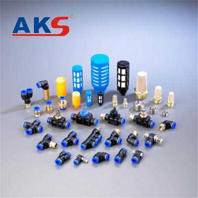 China Pneumatic Plastic Air Fittings Connectors Inch Size 1/8 1/4 5/16 3/8 1/2 for sale