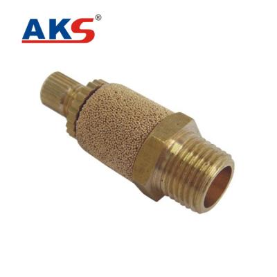 China Pneumatic Machinery Repair Shops Silencer / ASLL Brass Pneumatic Long Type for sale