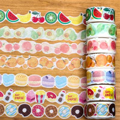 China Custom Printed Waterproof Self Adhesive Paper Tape Washi Tape For Handrail Decoration for sale