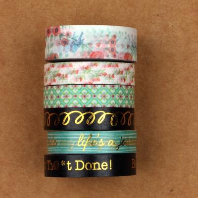 China Waterproof hand to tear tape washi tape online box set custom printed washi tape paper for notebook decoration for sale