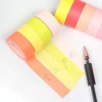 China Custom custom made washi tape logo printing logo waterproof washi tape vintage for notebook day planners for sale