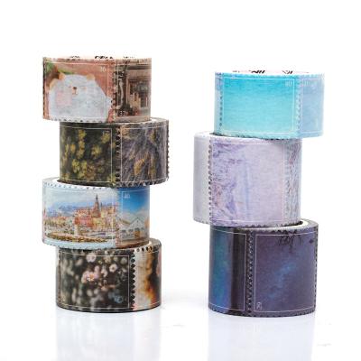 China Waterproof custom printed washi tape manual die cut washi tape decoration die cut adhesive washi tape for sale