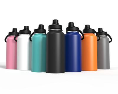 China New Design 32oz Sustainable Hydraulic Wholesale Double Wall Stainless Steel Vacuum Insulated Tea Infuser Water Bottle for sale