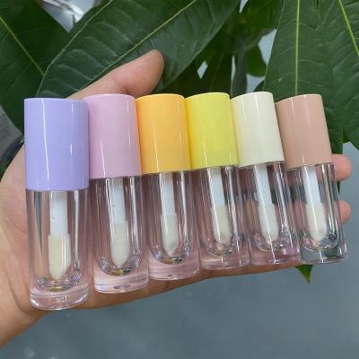 China Wholesale Custom Empty Pink Lip Gloss Lip Gloss Tubes High Quality Luxury Clear Tubes Lip Gloss Packaging for sale