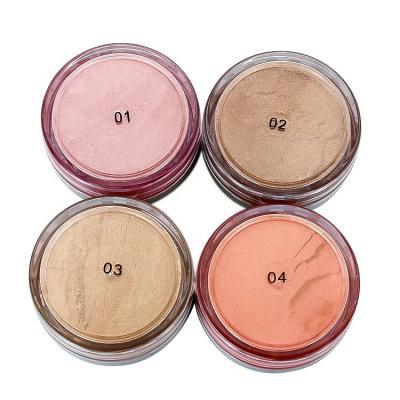 China Hot Selling Single Powder Private Label Sunscreen 6 Colors Highlighter Bar Highlighter Powder Loose Makeup for sale