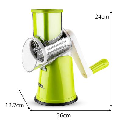 China Kitchen Multi-Functional Manual Vegetable Border Rotary Household Shredder Mutifuction Cutter Slicer Cutter Grater Slicer for sale