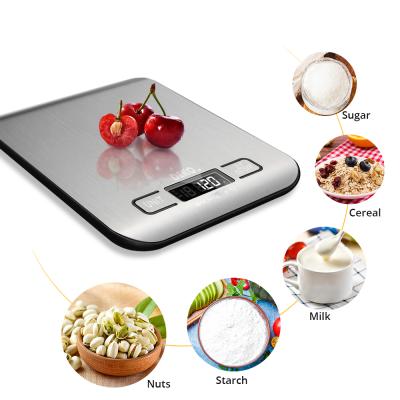 China Weight Measuring Multifunctional Digital Food Kitchen Scale Dekohm High-precious Stainless Steel Larger Goods for sale