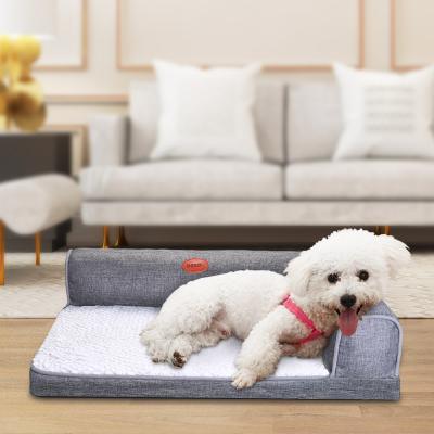 China Dekohm Fabric Breathable Fashionable Comfortable Cat Dog Kennel Small Dog Cushion Pet Sofa for sale