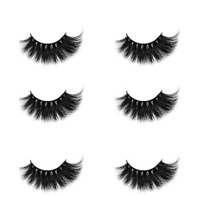 China 20mm False Eyelashes New 3d Mink Eyelashes Style Mink Eyelash Mink Lashes Thick Fluffy Natural Lashes Wholesale Good Effect Quality for sale