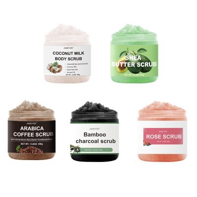 China Exfoliator Private Label Fruit Sugar Face Scrubs Deep Cleansing Natural Organic Solid Bulk Whitening Body Scrub for sale