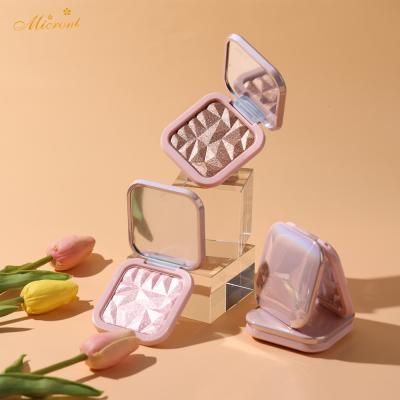 China Waterproof NO LOGO Shimmer Highlighter Powder Glitter Face Makeup Bronzer Glow Palette Face Powder Facial Highlight for sale