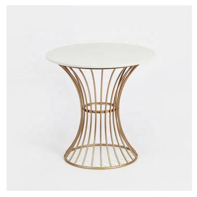 China Modern Nordic HOLLOW White Round Cafe Side Center Table for sale