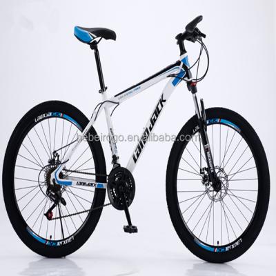 China Popular Adult High Carbon Steel Parts Bike, Suspension Fork Disc Brake Road Bike 21speed Mountain Folding Bicycle for sale