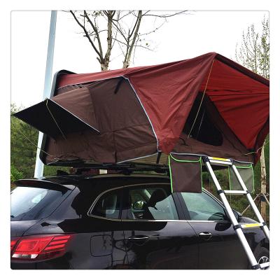 China Ultralight Camouflage/Field Game ABS Shell Side Open Style Hard Plastic Shell Car Roof Top Tent For Camping for sale