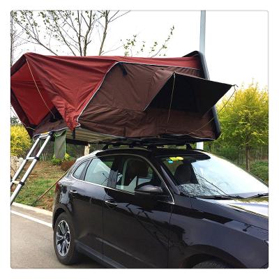 China Cheapest Camping Suv Aluminum Hard Top Tents Shell Auto Rooftop Car Roof Camouflage/Field Play Shell Canvas Tent for sale