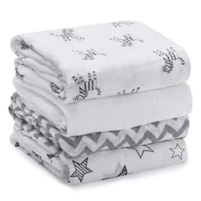 China Anti-static Bamboo Muslin Baby Wrap Muslin Cotton Baby Blanket Wrap Eco-friendly Wrap for sale