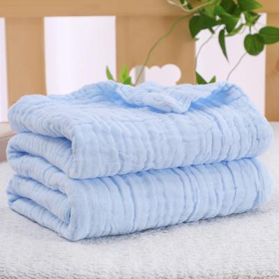 China 2021 Hypoallergenic Hot Sale 6 Layer Muslin Multi Use Baby Blankets Toddler 100% Cotton Nap Blanket Bathtowel for sale