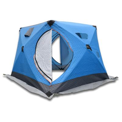 China Big Space Ice Fishing Tents Automatic Fishing Tents Warm And Thick for sale