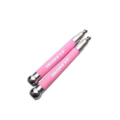 China Rose Logo Custom Aluminum Alloy Adjustable Speed ​​Self Locking Jump Ropes for sale