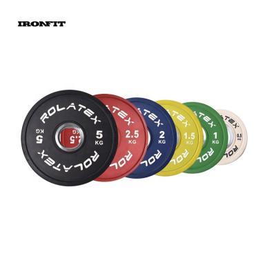 China 0.5kg Universal Custom Plate Logo Weightlifting Colored Rubber Fractional for sale