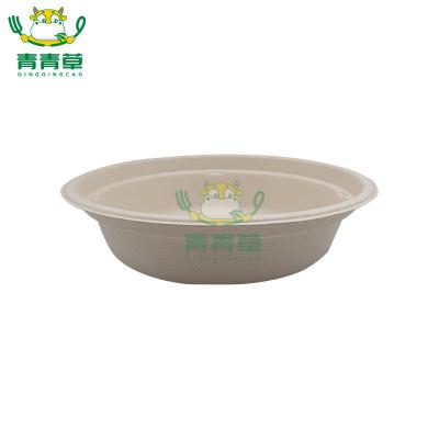 China Factory Sale Biodegradable Bagasse Pulp Bowl /fast Food Salad Bowl Ambient for sale