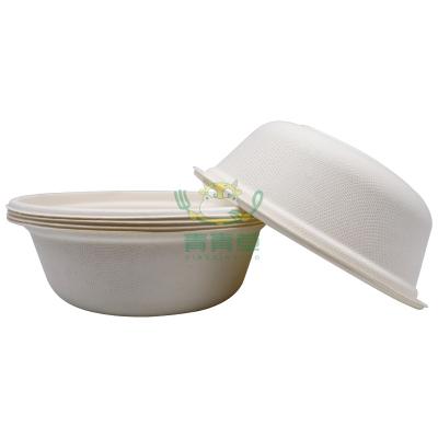 China Bagasse Biodegradable Compostable Biodegradable Coconut Sugar Cane Square Paper Bowl for sale