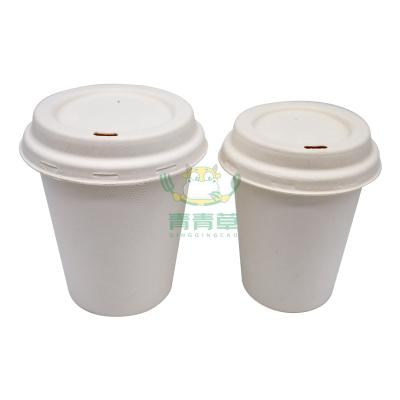 China 2oz/4oz/8oz/12oz Biodegradable Sugar Cane White Bagasse Tall Box With Lid for sale