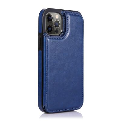 China Shockproof For iPhone 11 Pro Max Cover Luxury Pu Leather Wrap For iPhone 12 Pro Max Phone Case Card Holder Wallet Case for sale