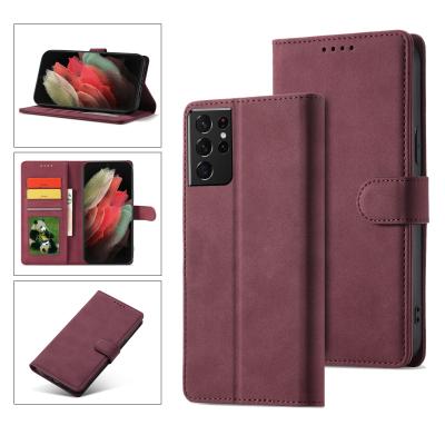 China Original High Quality Shockproof PU Leather Phone Protective Cases For Samsung Galaxy S21 S20 S10 Plus Note 8 Ultra Back Cover 9 10 20 for sale