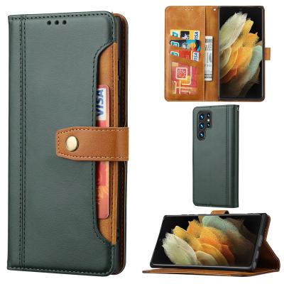 China Wholesale Shockproof Wallet Cases With Stand For Samsung Galaxy S22 S21 Plus Note 20 Ultra Case Smart Phone Back Cover for sale