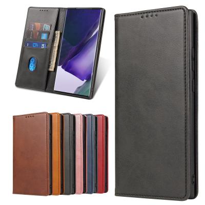 China Wholesale Factory Shockproof Flip Wallet Leather Back Shockproof Covers For Samsung Galaxy Note 10 pro 20 plus luxury phone cases for sale