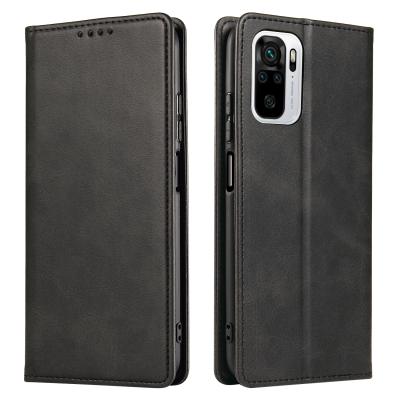 China Custom Luxury Shockproof PU Wallet Card Holder Sublimation Shockproof Leather Case For For Xiaomi Redmi Note 10 Cases for sale