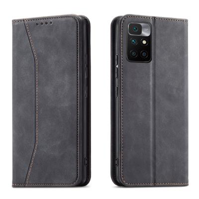 China Shockproof Customize High Quality Shockproof Wallet With Card Slots PU Leather Phone Casing For Xiaomi Redmi 10 5G Case for sale