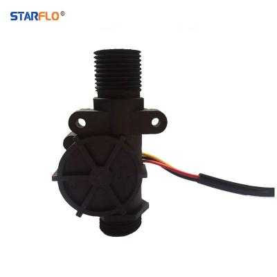 China PA66 GF30 STARFLO 1/2 Inch Liquid Flow Measurement Turbine Water Flow Meter Sensor for sale