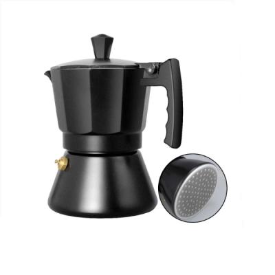 China High Quality Viable Mocha Compound Bottom Pot Aluminum Espresso Cappuccino Moka Stovetop Custom Coffee Maker for sale