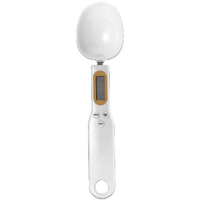 China Weight Measuring Baking Tool Concise 300g Measuring Mini Digital Kitchen Food Spoon Weight Scale Power ABS Spoon Custom Measure for sale