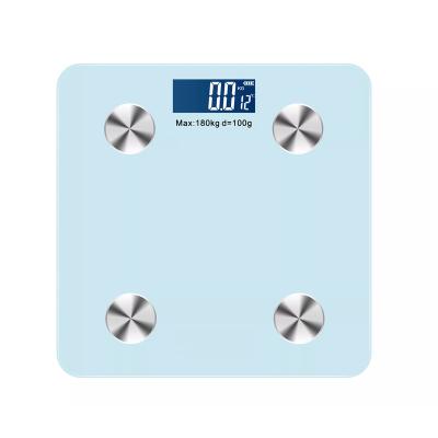 China Weight Measuring Electronic Body Fat Weighing Big Fat Visceral Muscle Amazon Hotsale Feature Home Weight Health Battery Power Glass LED Scale for sale