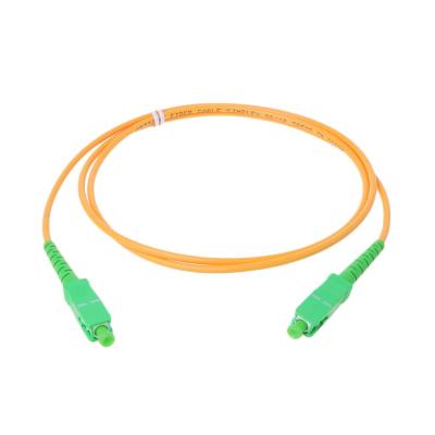 China As ELETECK SC APC-SC APC-SM 3mm Shown Optical Patch Cord Jumper Cable Single Mode Fiber Extension for sale