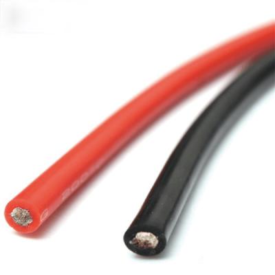 China OEM ELETECK Red+ Black Silicone Wire 12AWG-22AWG Overhead Heatproof Soft Silicone Silica Gel Cable for sale