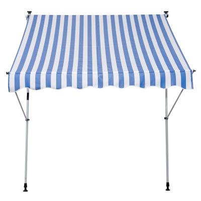 China Outdoor Shade Shelter Canopy For Garden Yard Balcony Manual Retractable Outdoor Tent for sale