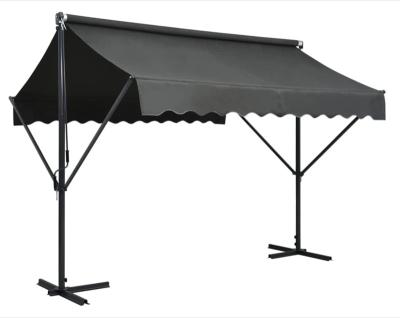 China Anti-UV With Free Standing Sun Shade Tent UV Protection Retractable Patio Awning Outdoor Shelter The Patio Deck Yard for sale