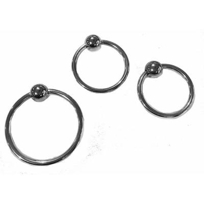 China Delay Ejaculation Penis Cock and Glans Ring Stainless Steel Men Penis Ring Condom Glans Penis Stimulator Trainer Ring for sale